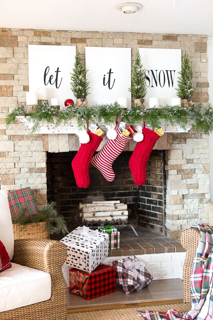 Christmas Mantels - In My Own Style