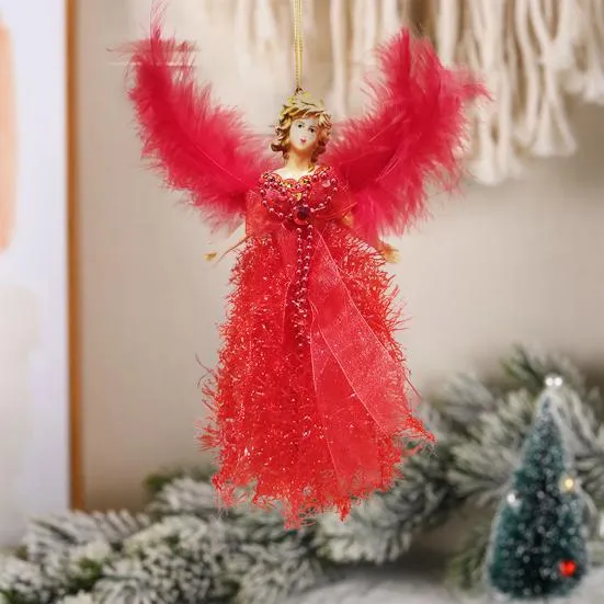 Christmas Plush Angel Doll Holiday Decoration Gift Lovely Adorable Soft  Fabric Fine Workmanship Christmas Ornament Buy cheaply on Joom