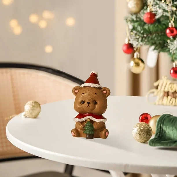 Christmas Resin Figurines Set, Handcrafted Holiday Decorations with Santa  Claus, Snowman, Christmas Tree, Bear, and Reindeer, Colourful Ornaments for  Festive Home Decor - Walmart.ca