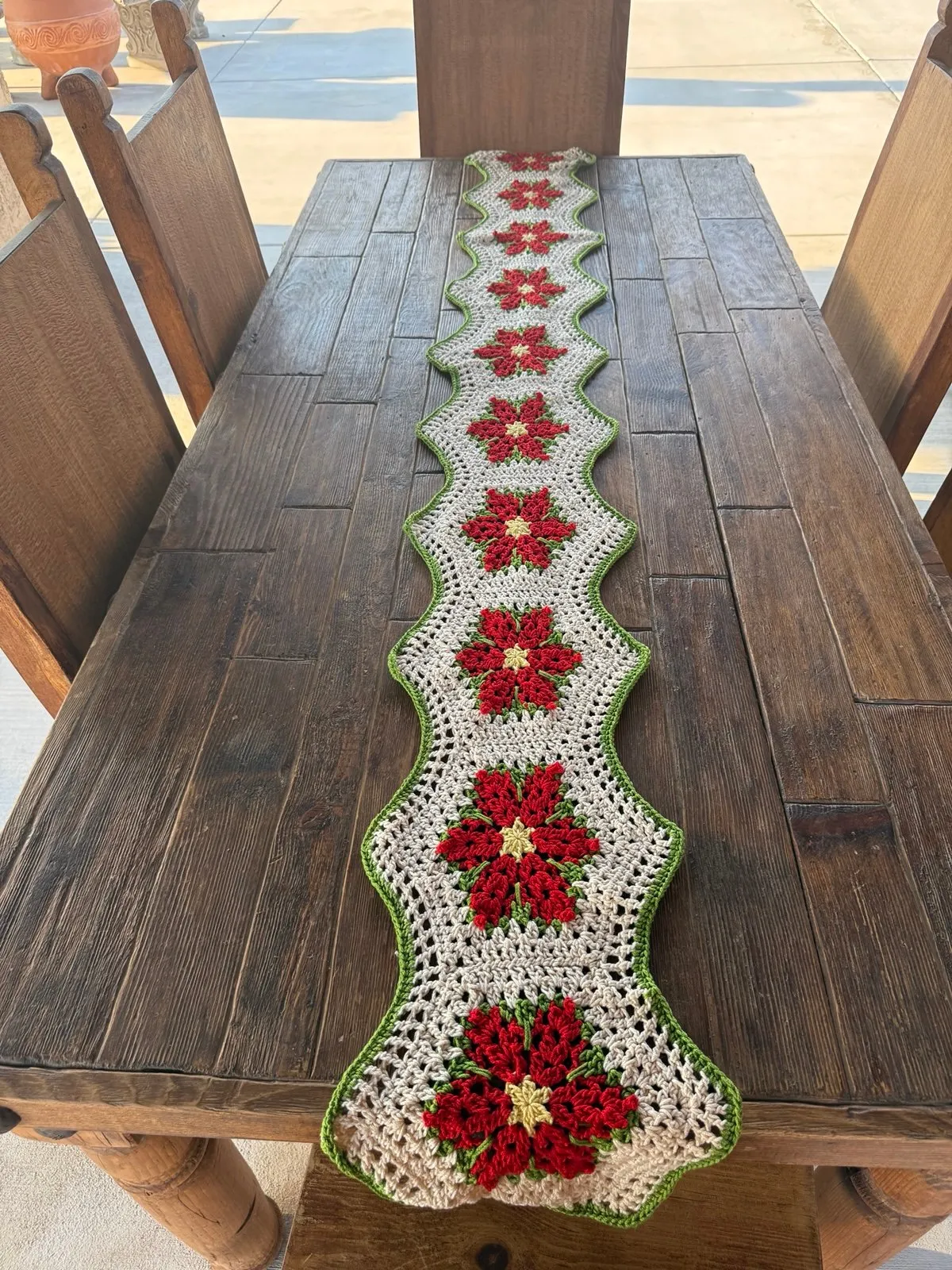 Christmas table runner