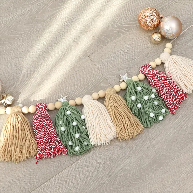 christmas tree style wooden bead - Temu Qatar