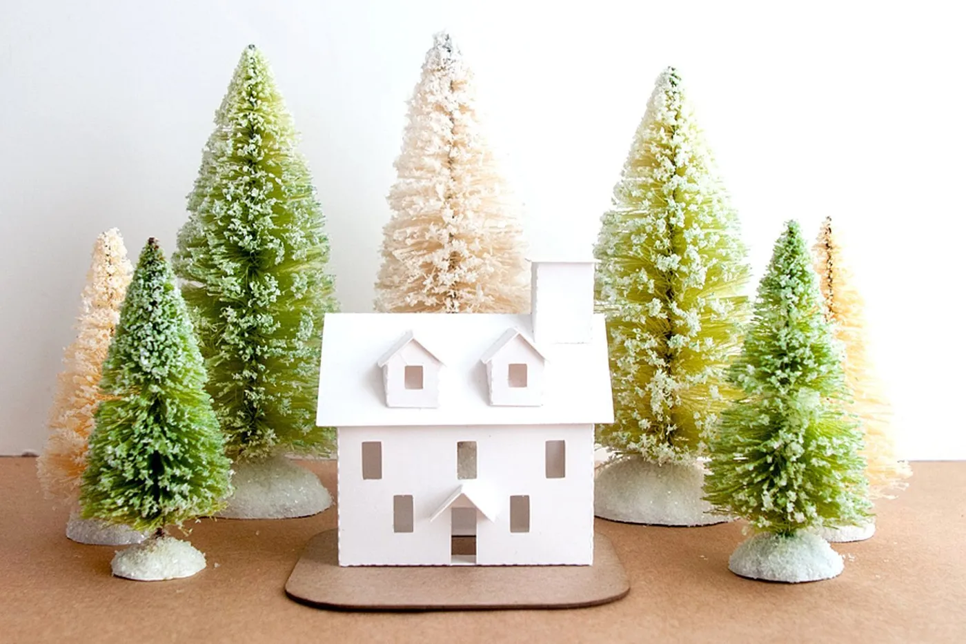 Christmas Village Putz House Kits — Holiday Spirits Decor