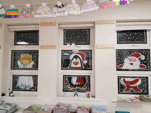 Christmas Window Art