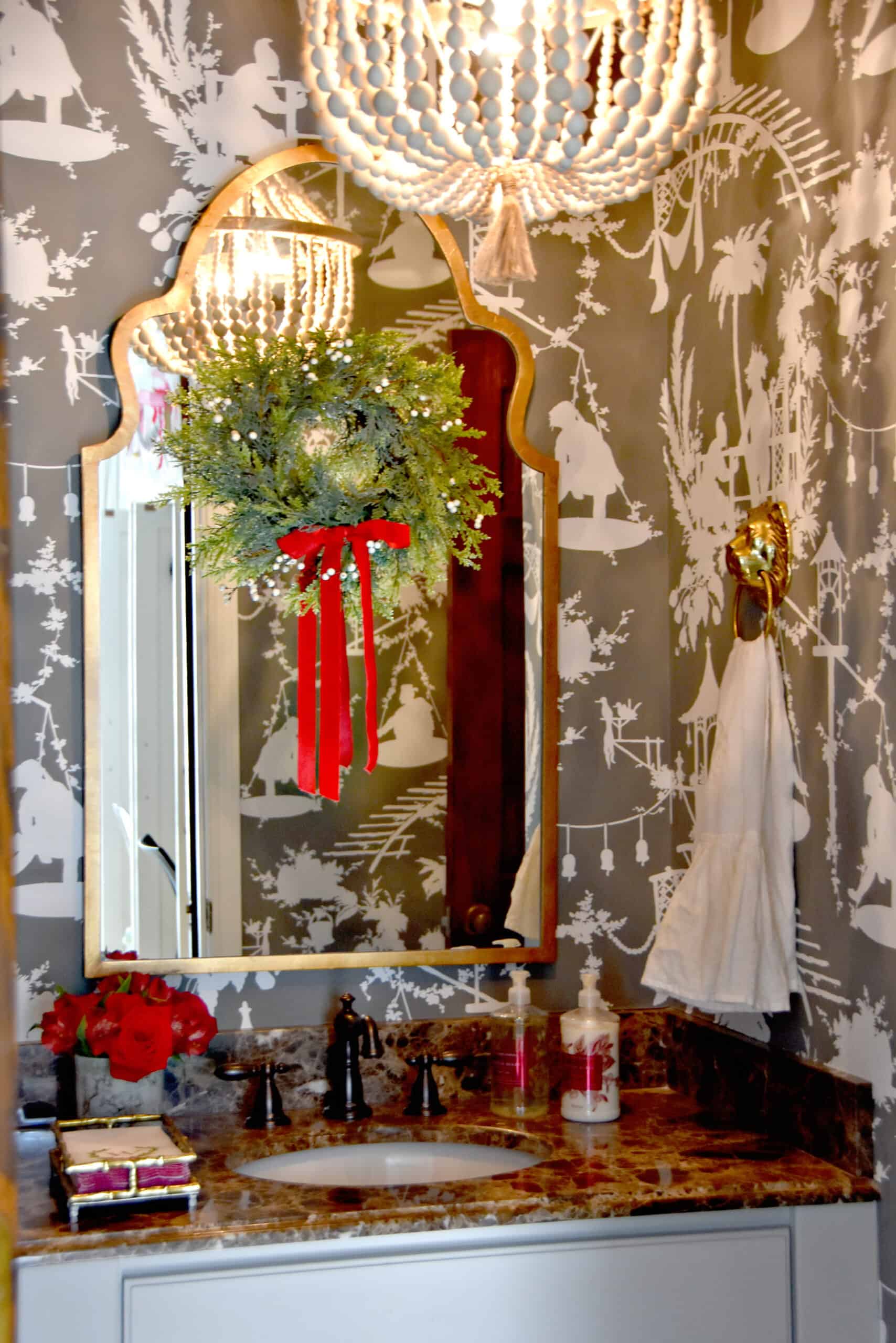 Classic Christmas Home Tour 2020 {Den + Powder Room} – Dixie Delights