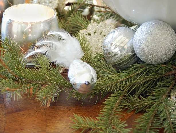 Classic Silver and White Christmas Table Decor | HGTV