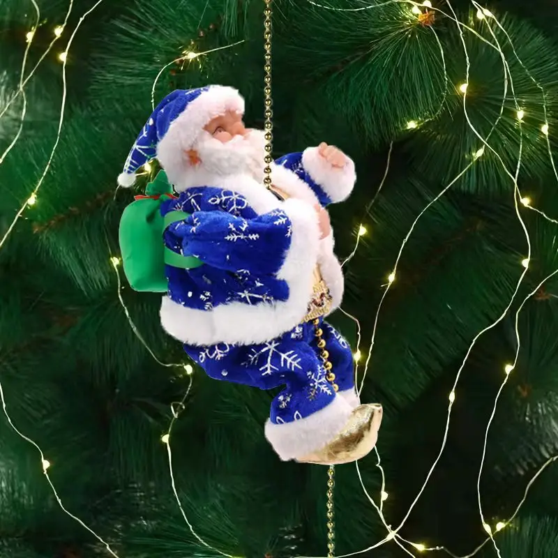 climbing santa claus music light electric christmas - Temu Bahrain