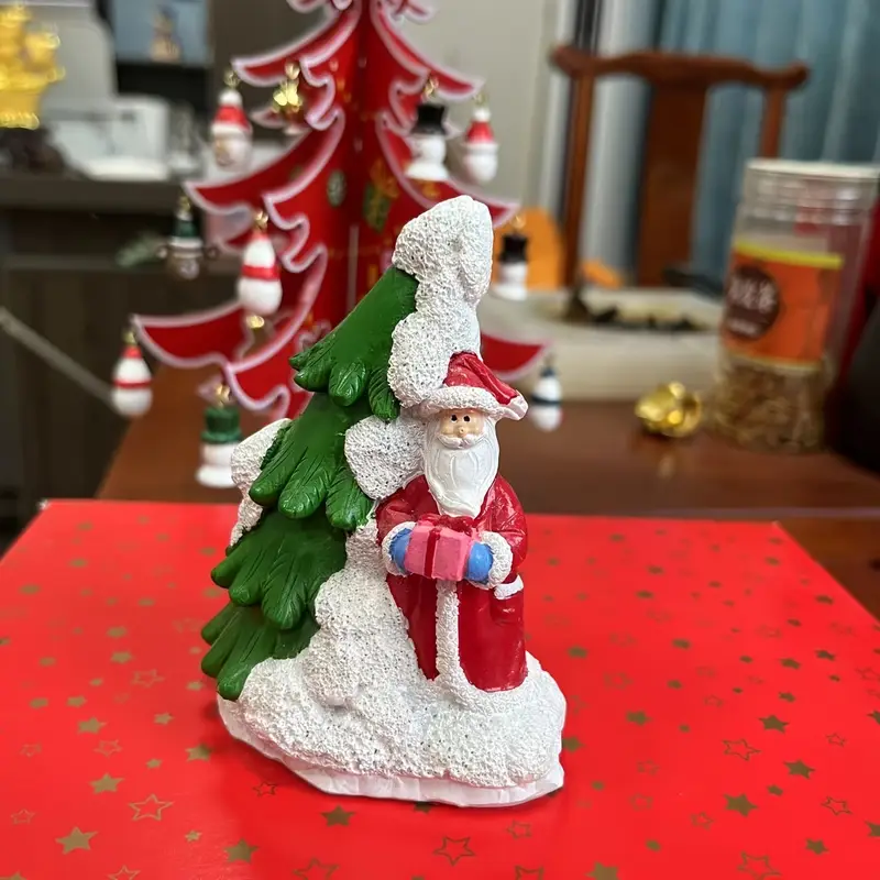 Collectible Figurines, Cross-Border New Christmas Tree and Gifts for the Elderly, Home Decor, Outdoor Decor, Resin Crafts