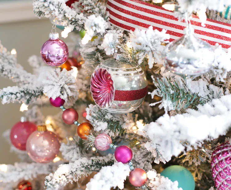 Colorful Vintage Christmas Tree