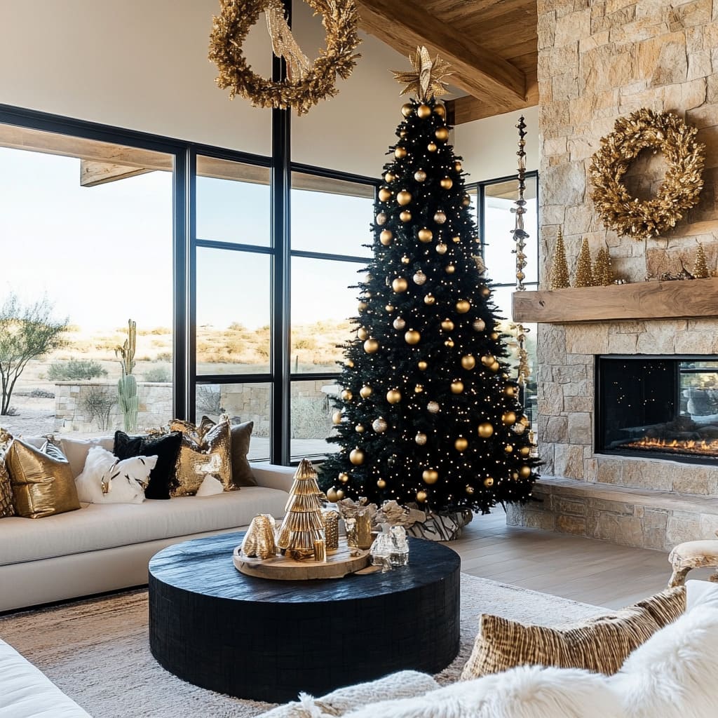 Contemporary Christmas Decor Tips for a Stylish Living Room