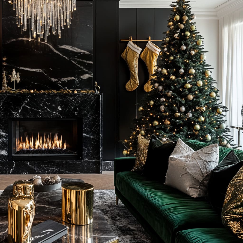 Contemporary Christmas Decor Tips for a Stylish Living Room