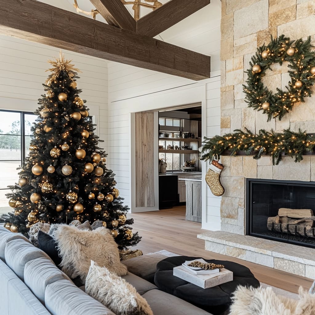 Contemporary Christmas Decor Tips for a Stylish Living Room