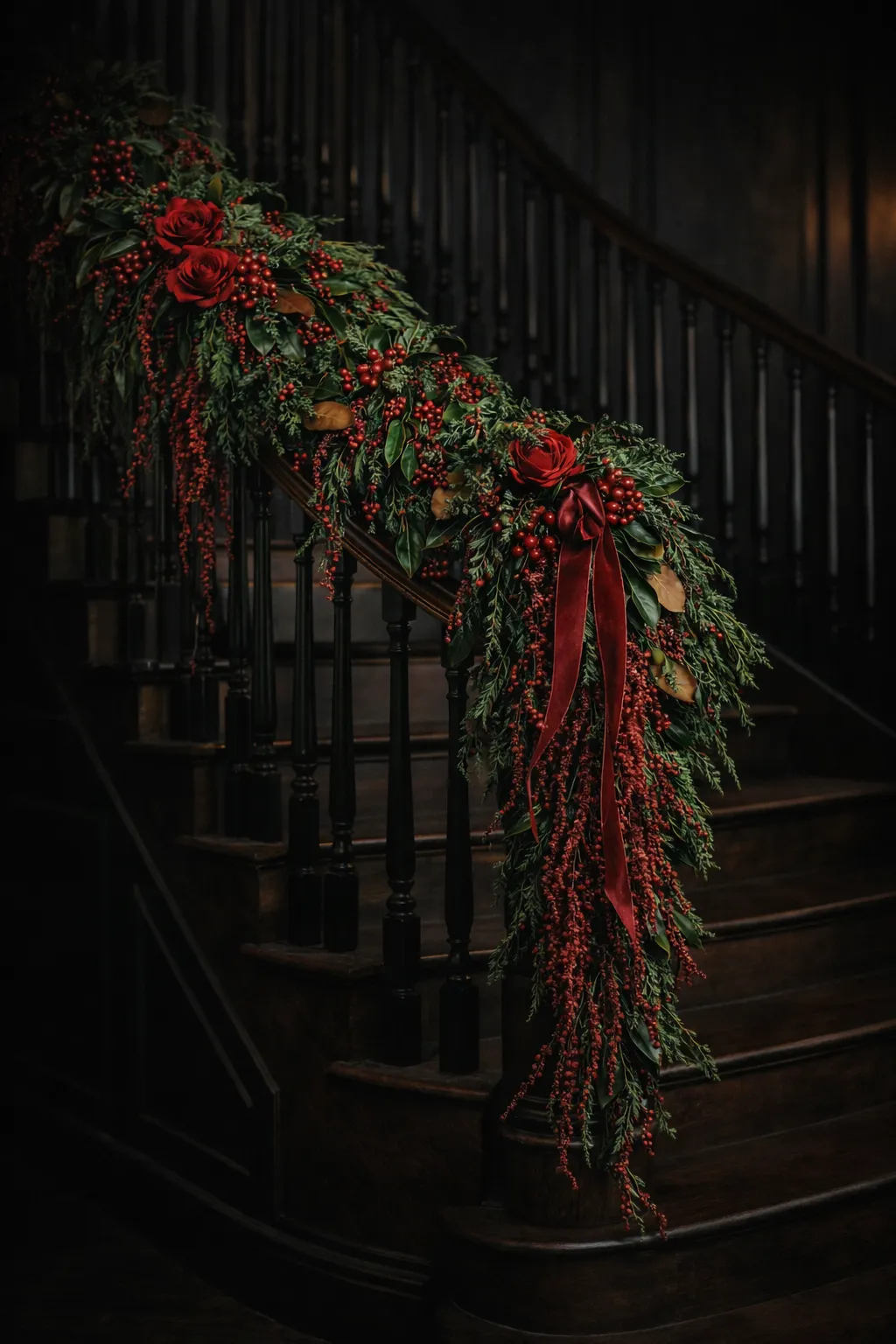 Crimson Magnolia Garland | Saison Row