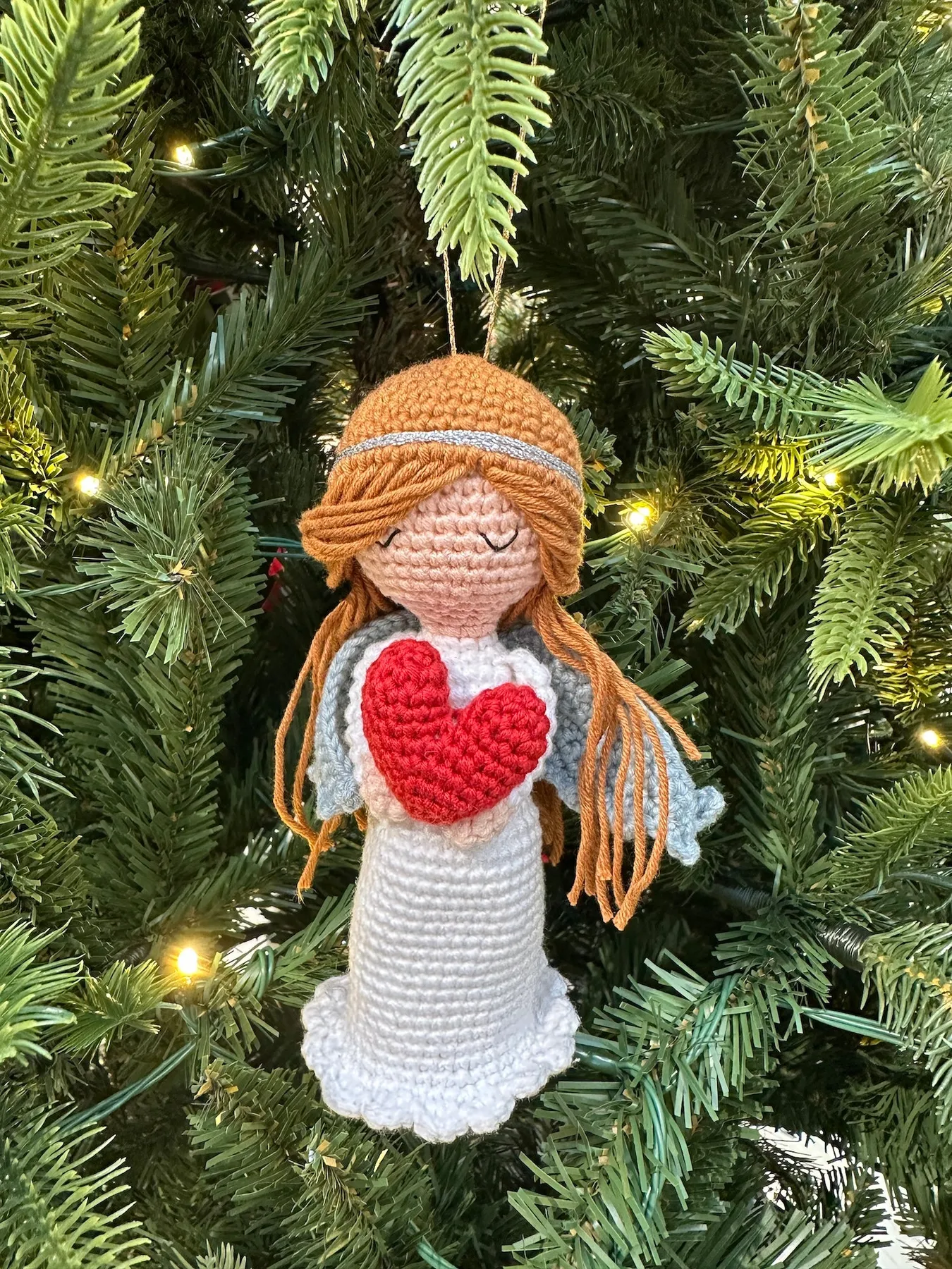 Crochet Christmas Angel Decoration | Handmade | TheCrochetDolls