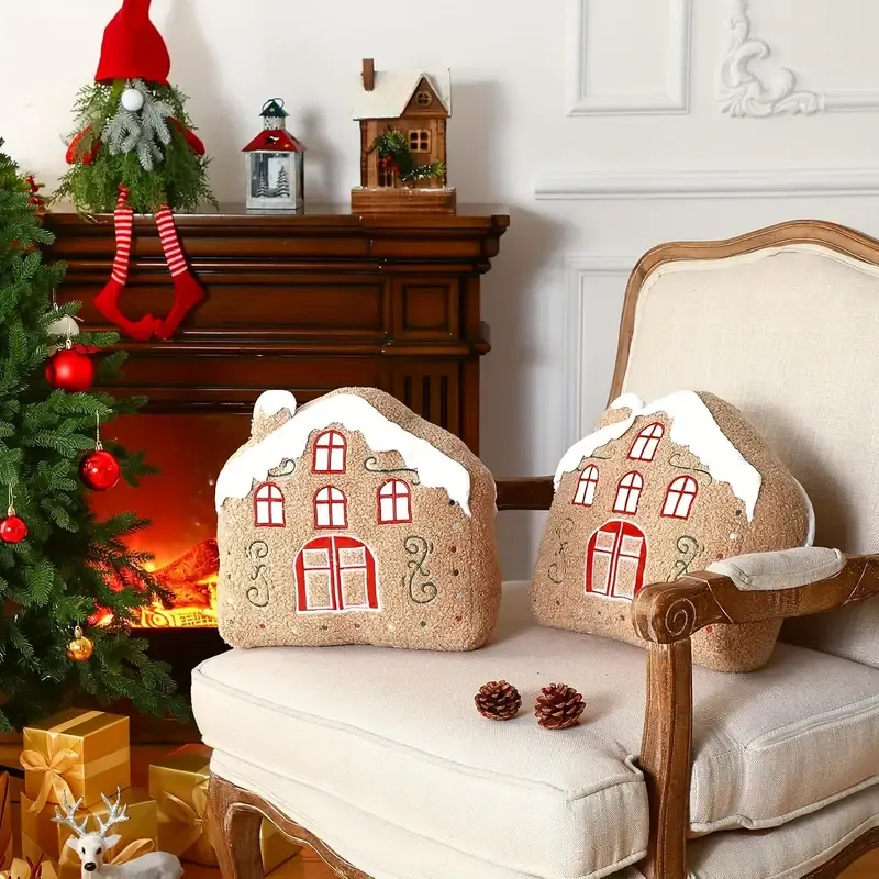 Cute Gingerbread House Plush – Plush Passion