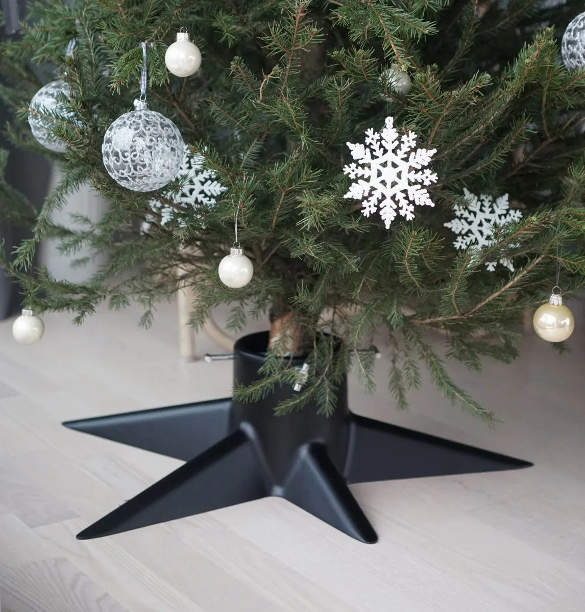 Designer Christmas tree stand from Born in Sweden