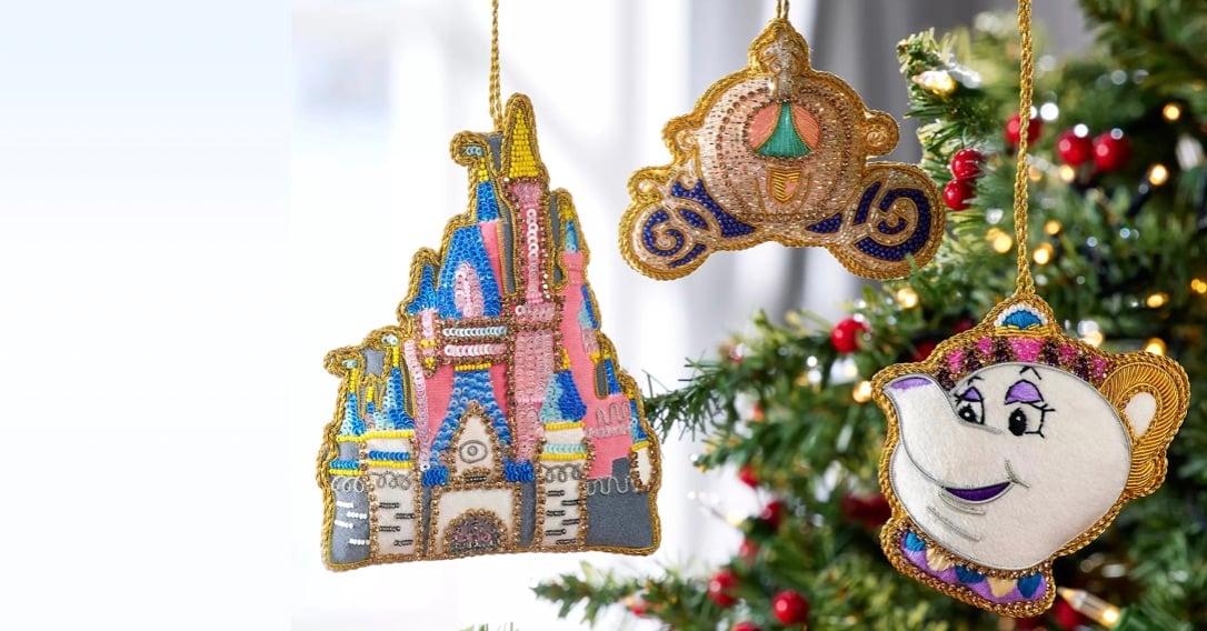 Disney World Disney Fabric Christmas Winter Ornaments Let's Go Shopping! See The Gorgeous New Disney Ornaments