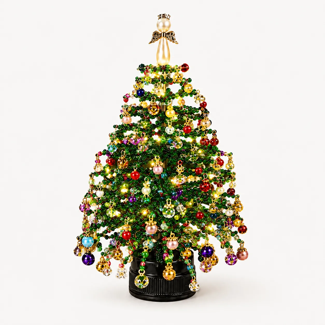 🎄✨ DIY Beaded Christmas Tree Kit – 🎅Create Your Own Sparkling Holiday Decoration – Stycove