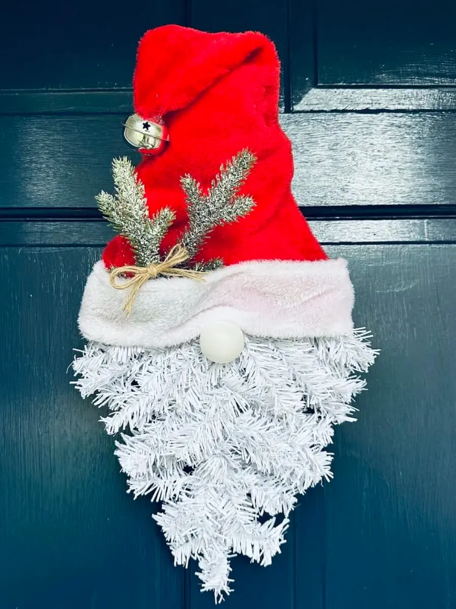 Diy Christmas Gnome Gnome Door Wreath Santa Gnome Wreath (Dollar Tree DIY) Single Girl's DIY