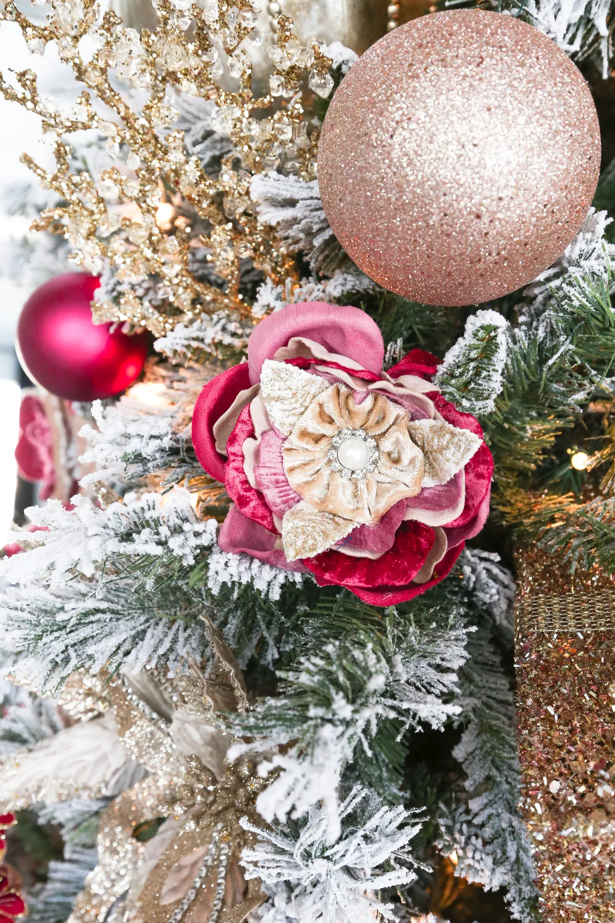 DIY Christmas Tree - Savannah's Pink Christmas Tree -