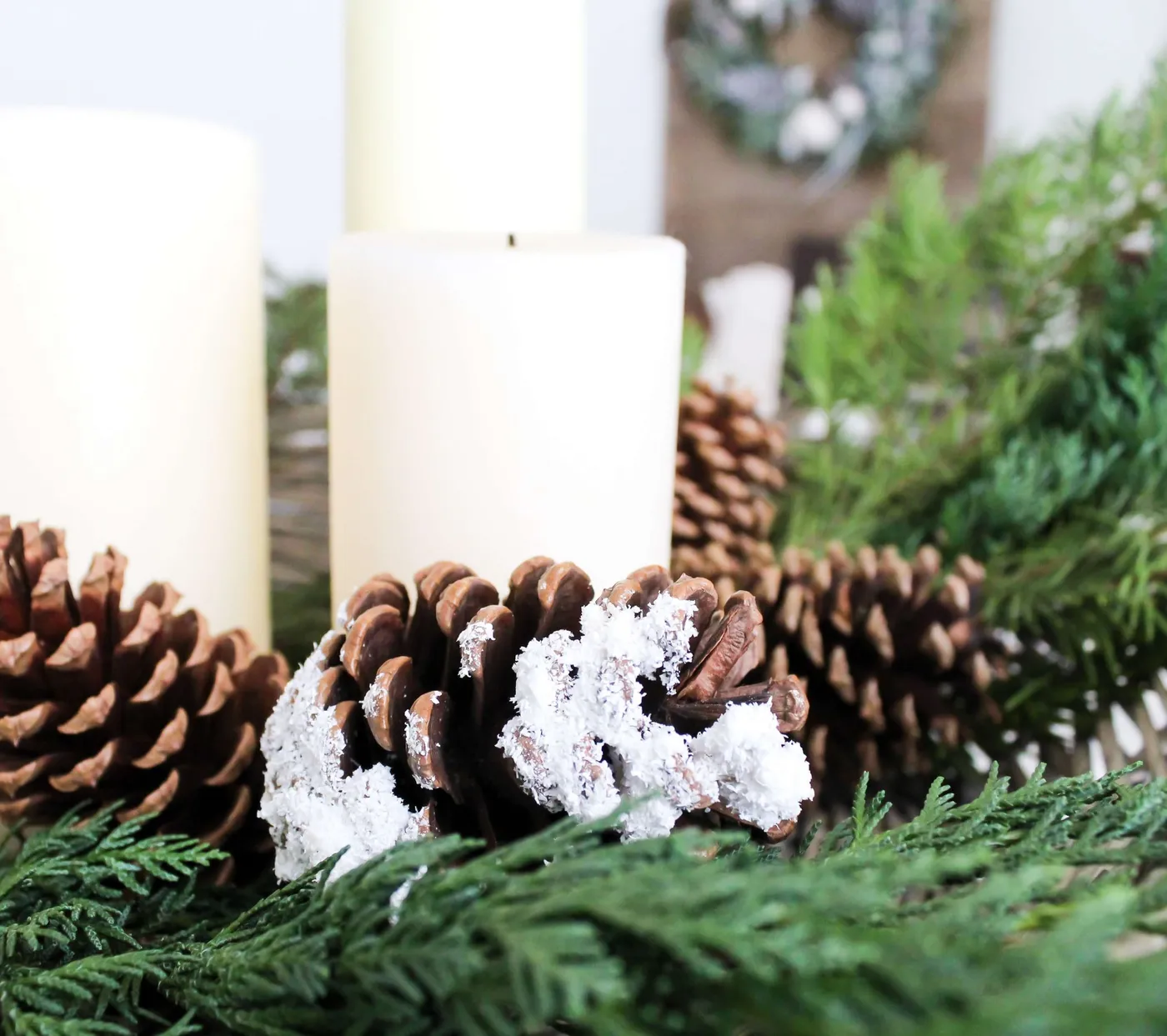 Diy Pinecone Candles How To Make Pine Cone Candle Holders Instructables