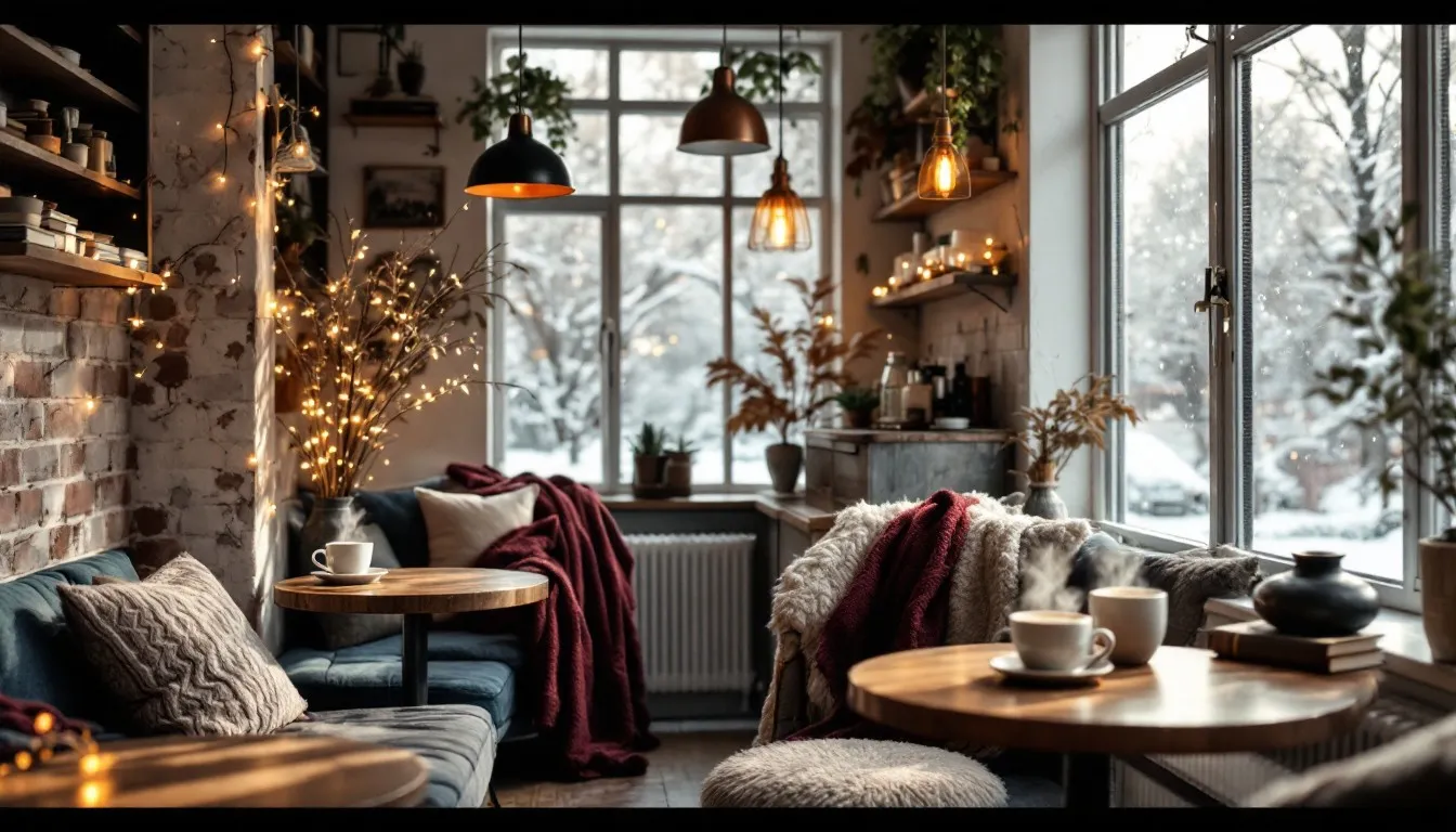 Download Cozy Winter Cafe Image - Coffee, Cafe, Winter | StockCake