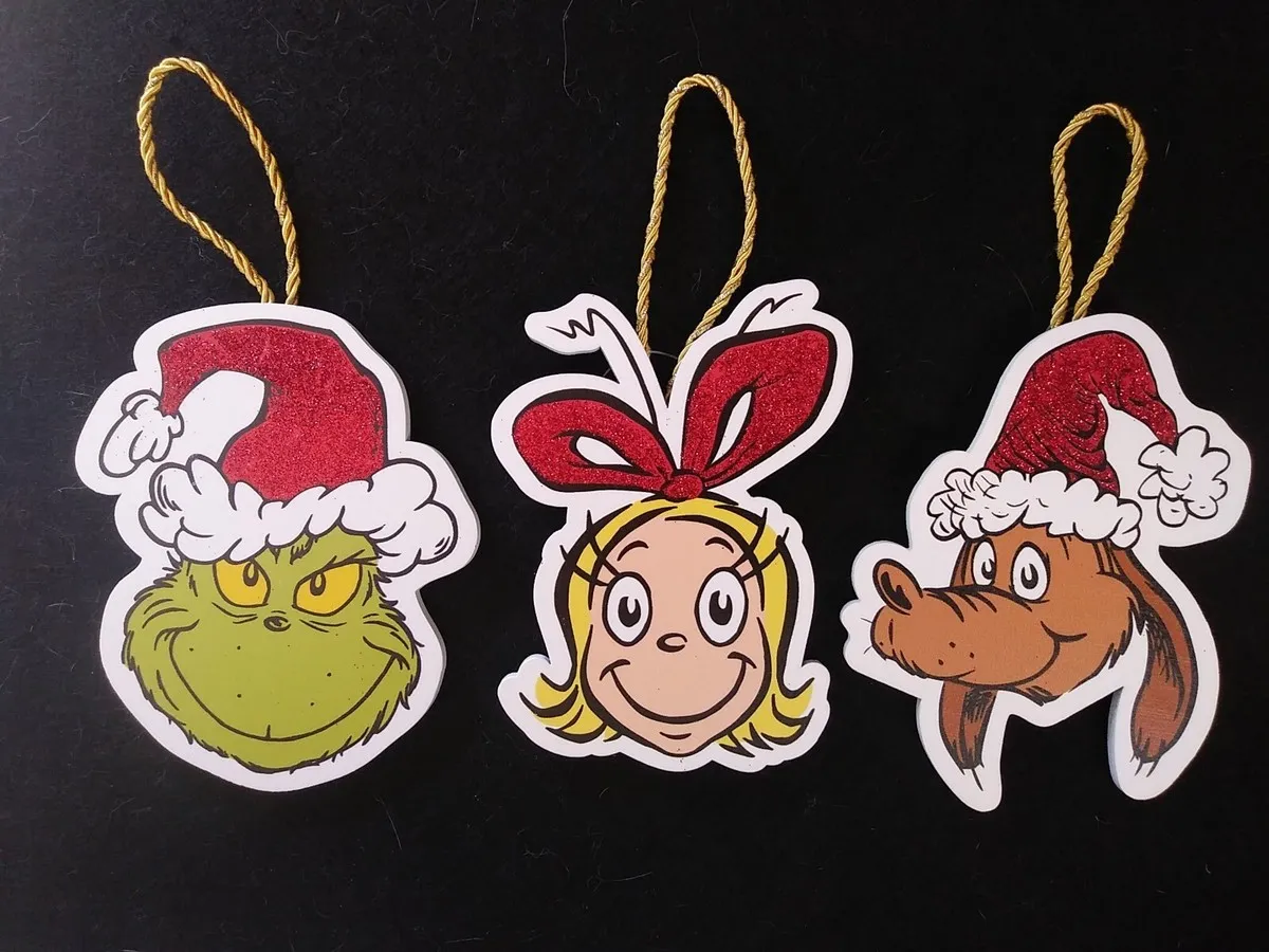 Dr Seuss The Grinch - Cindy Lou Who - Max the Dog Christmas The Grinch &  Cindy Lou