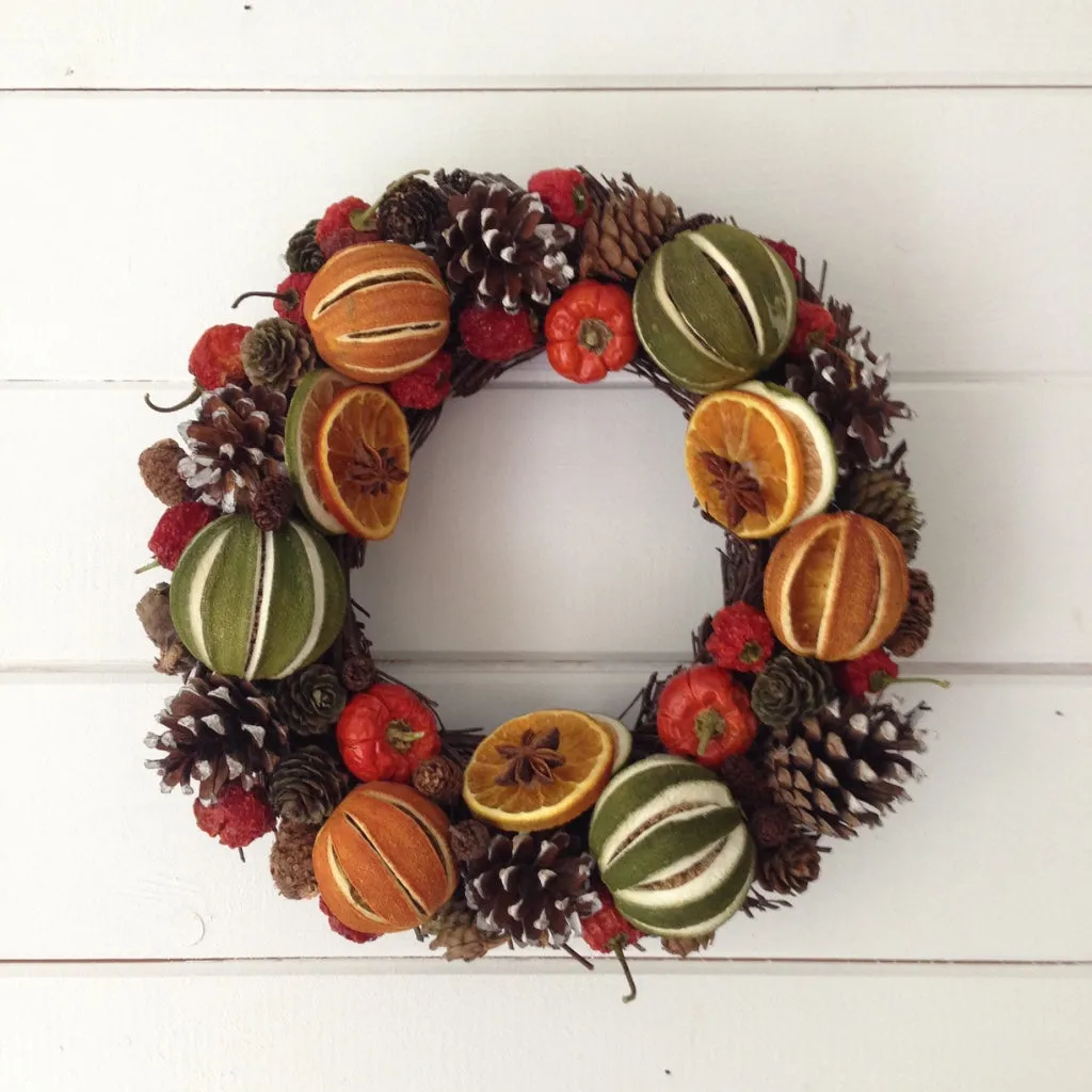 Dried Fruit Wreaths – Cirencester Christmas Trees