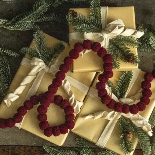 EARTH TONES POM POM GARLAND - Ragon House