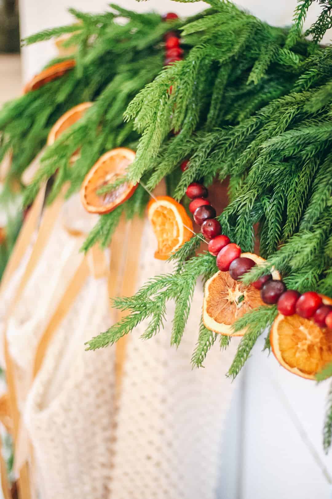Easy Air Fryer Dried Orange Garland For Christmas - Cassie Jean
