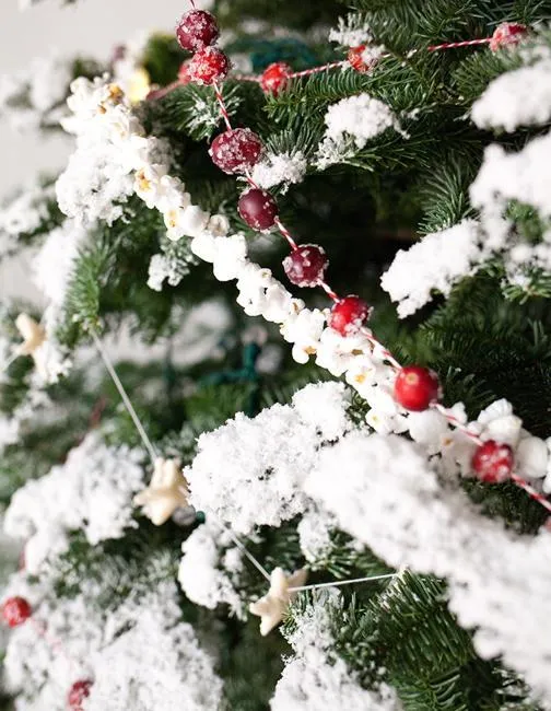 Eco Friendly Christmas Garlands, Handmade Holiday Decorations