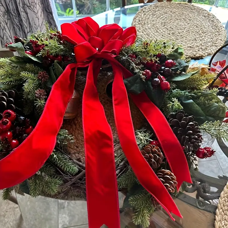 elegant rustic christmas wreath pine - Temu Bahrain