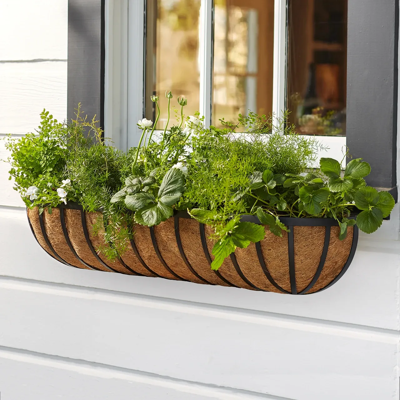 English Garden Hayrack Window Basket