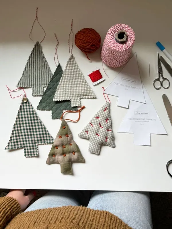 Fabric Christmas Ornaments - Designer Picks | Foter