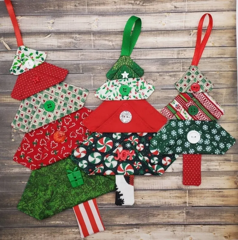 Fabric Christmas Ornaments - Designer Picks | Foter