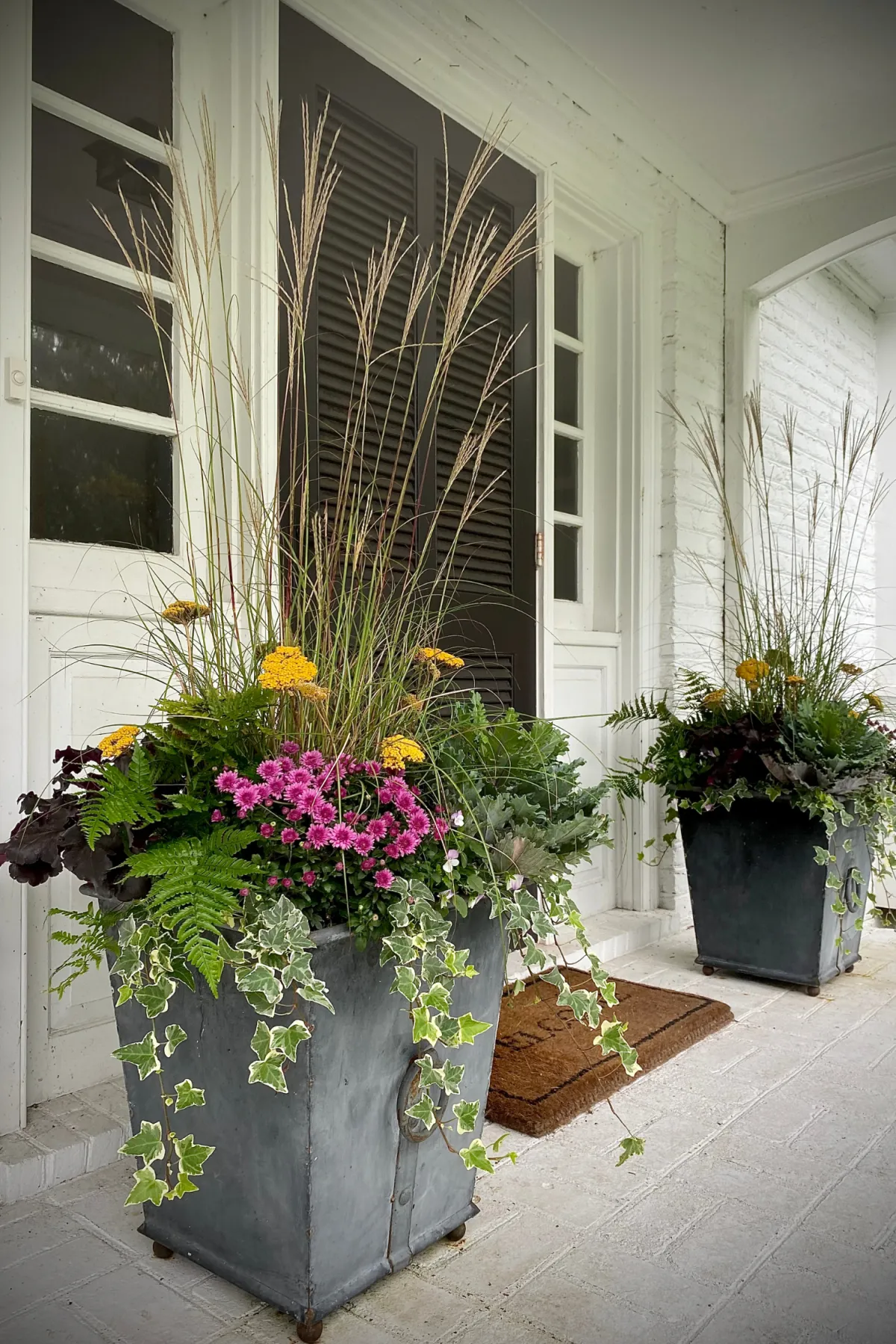 Fall Porch Planter Ideas — Contained Creations