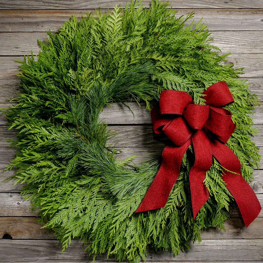 Farmhouse Christmas Wreath – Rustic Holiday Charm – Lynch Creek Farm