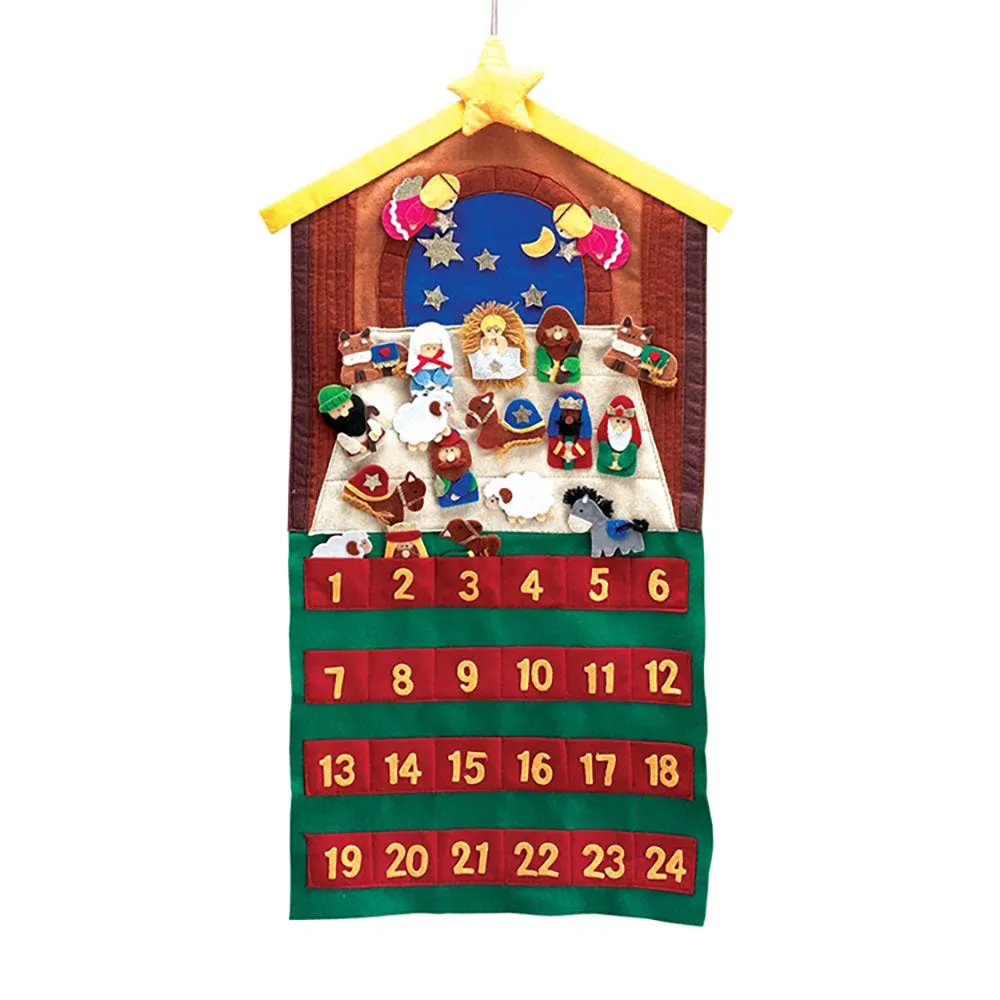 Felt Nativity Scene Advent Calendar