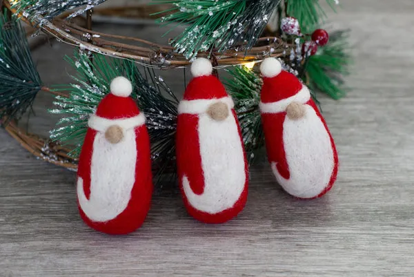 Felt Santa Claus Christmas Shapes- Handmade by Matthew and Mae – Matthew + Mae