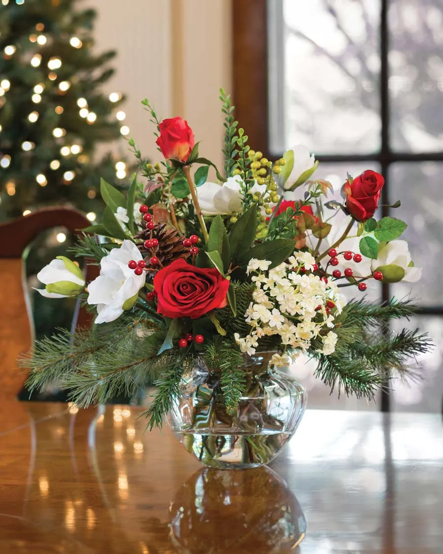 Festive Christmas Centerpieces and Floral Designs at Petals.com