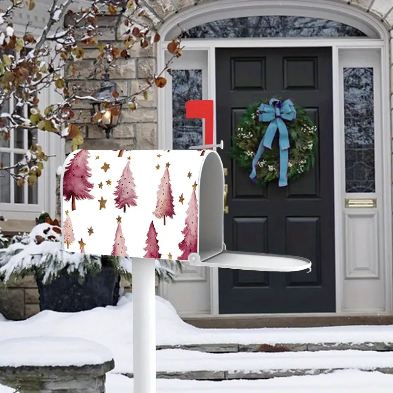 festive christmas mailbox cover 1 piece outdoor decoration - Temu Mauritius