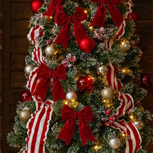 Festive Feeling Christmas Bows 3 Pack | Home Bargains
