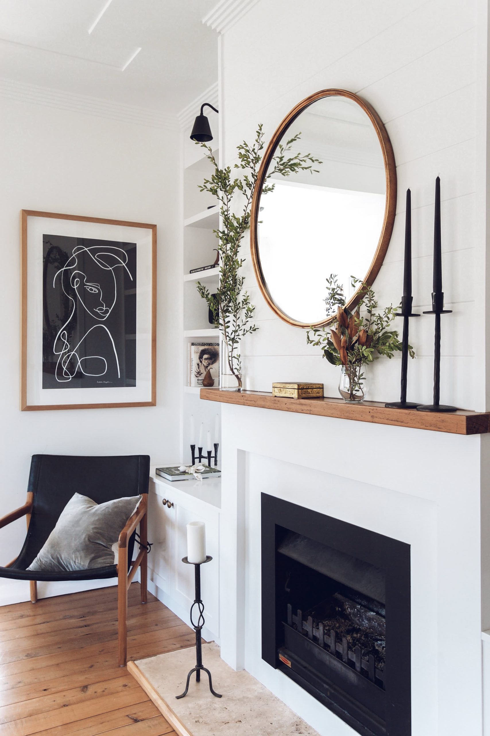 Fireplace Mantel Styling Tips | Apartment Therapy
