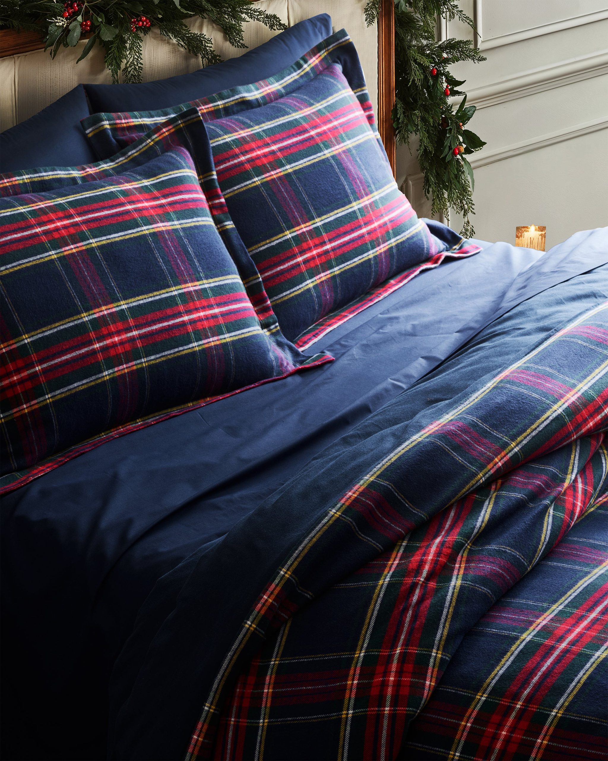 Flannel Duvet Set in Windsor Tartan