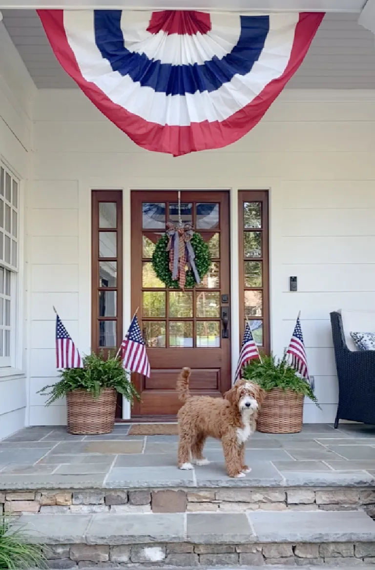 Fourth of July || Instant Festive Front Porch - Southern State of Mind Blog by Heather
