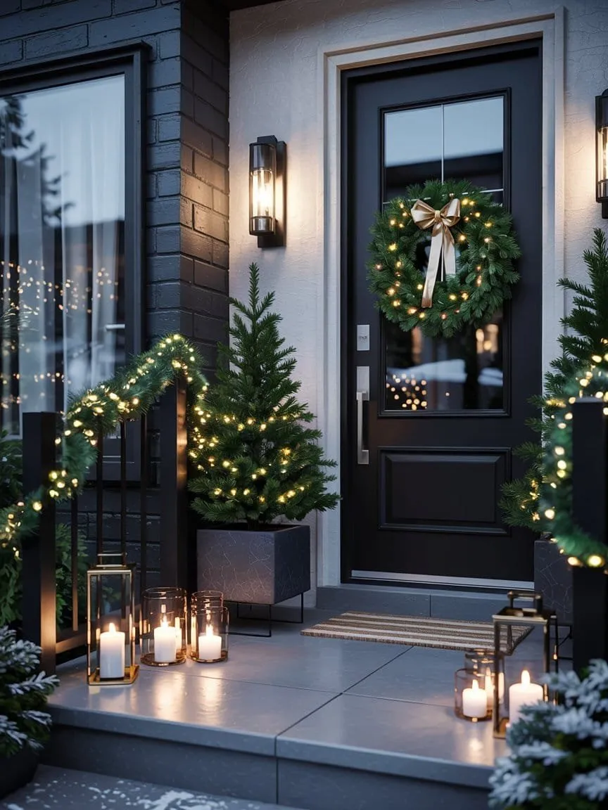 Front Porch Christmas Decor That Feels Like a Winter Movie Scene - Shinku  Studio