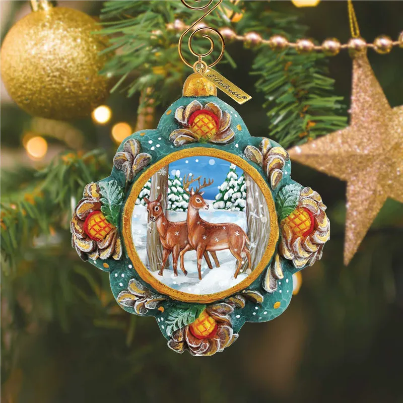 G Debrekht Treasured Memories Wilderness Holiday Shaped Ornament | Perigold
