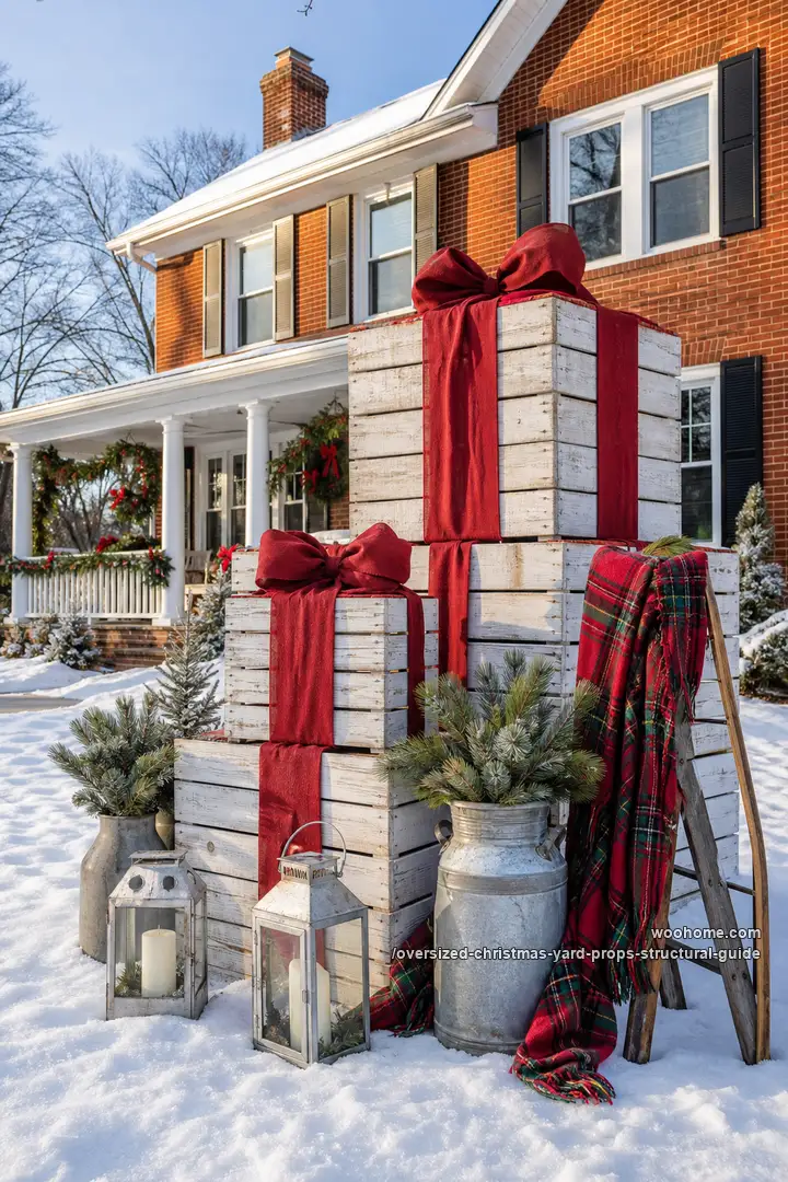 Giant Christmas Yard Props That Look Custom-Built, Not Cheap