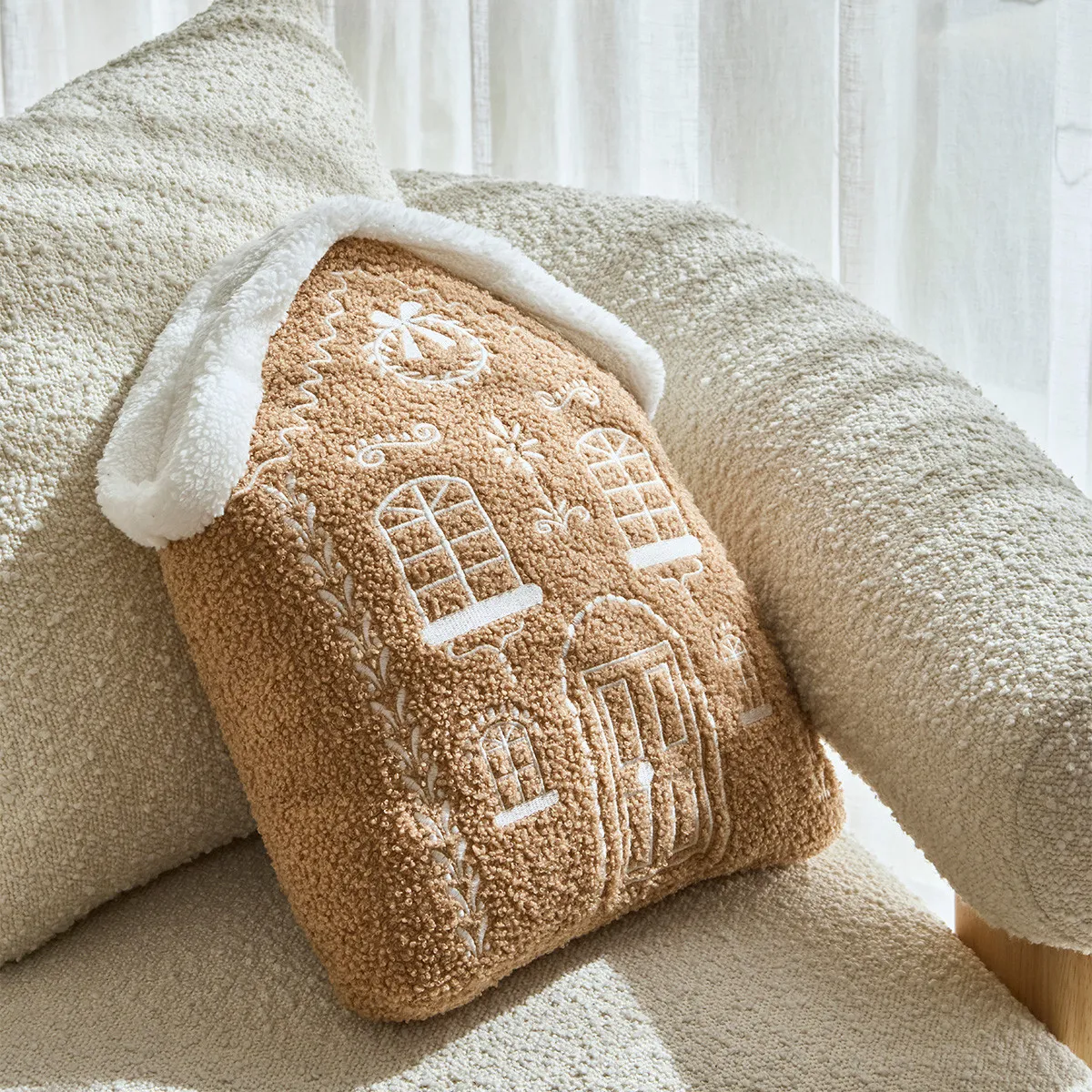 Gingerbread House Cushion - Pillow Talk