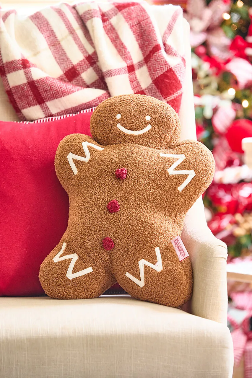 Gingerbread Man Pillow 18' x 13'