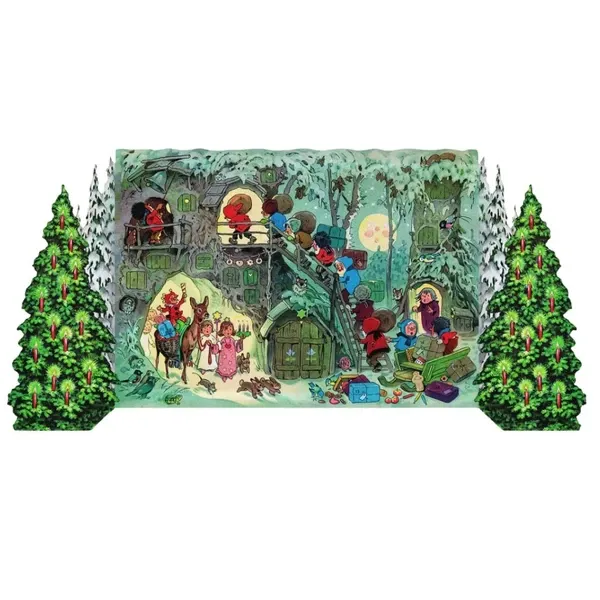 Gnome Christmas Advent Calendar | 16.6 Inch Paper